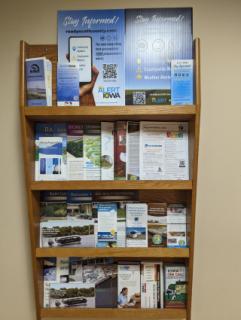 Photo of brochures available at City Hall.